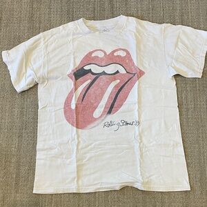the Rolling Stones White Graphic T-Shirt